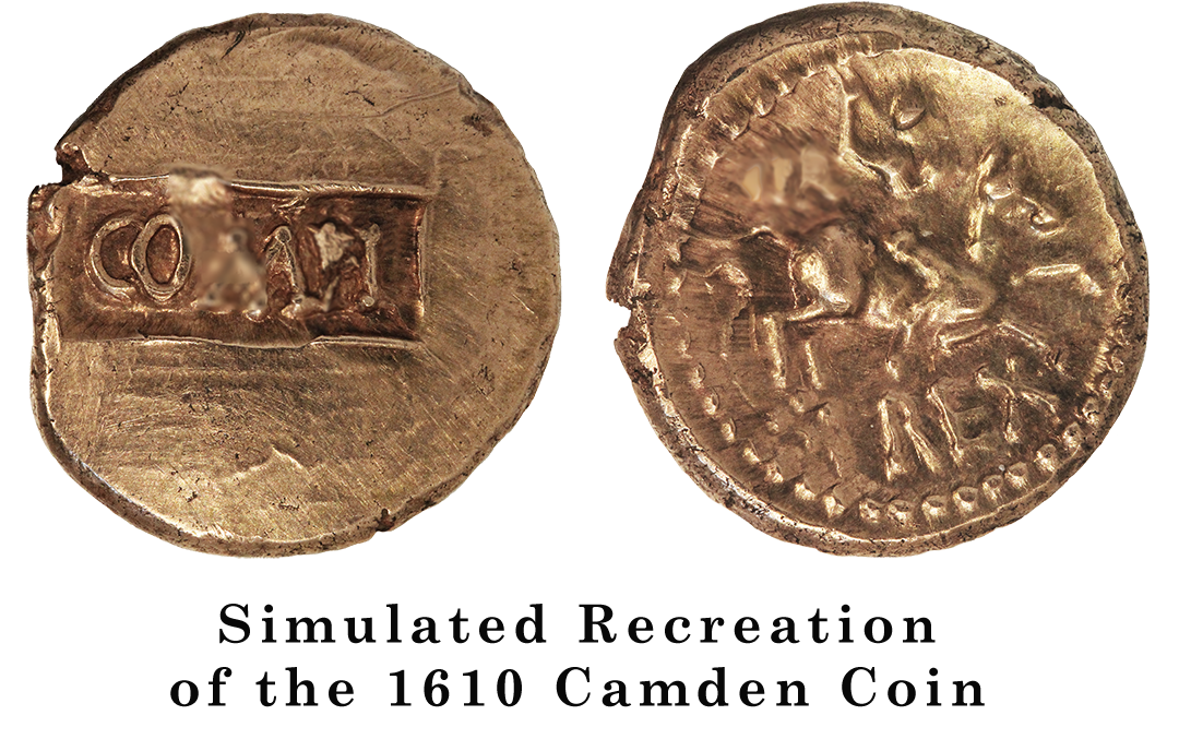 Simulated Recreation of the 1610 Camden Coin